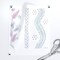 Cottagecore Floral Stripe Botanical Grandmillennial Purple Blue Traditional Custom Removable Wallpaper by Spoonflower Peel & Stick Wallpaper 2FT Wide